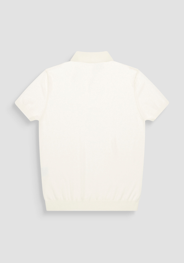 PULL-OVER À COUPE RÉGULIÈRE EN COTON MÉLANGÉ DOUX AVEC IMPRESSION DU LOGO - Antony Morato Online Shop