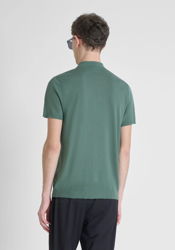 PULL-OVER À COUPE RÉGULIÈRE EN COTON MÉLANGÉ DOUX AVEC IMPRESSION DU LOGO - Antony Morato Online Shop