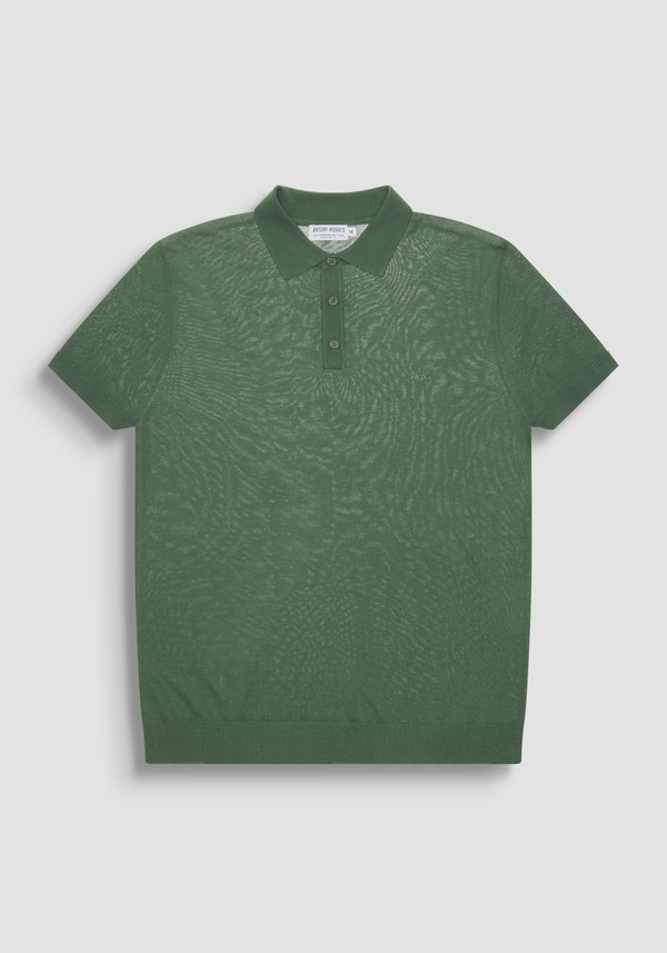 PULL-OVER À COUPE RÉGULIÈRE EN COTON MÉLANGÉ DOUX AVEC IMPRESSION DU LOGO - Antony Morato Online Shop