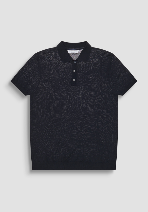 SWEATER REGULAR FIT IN COTTON BLEND SOFT YARN WITH FOAM LOGO PRINT - Antony Morato Online Shop