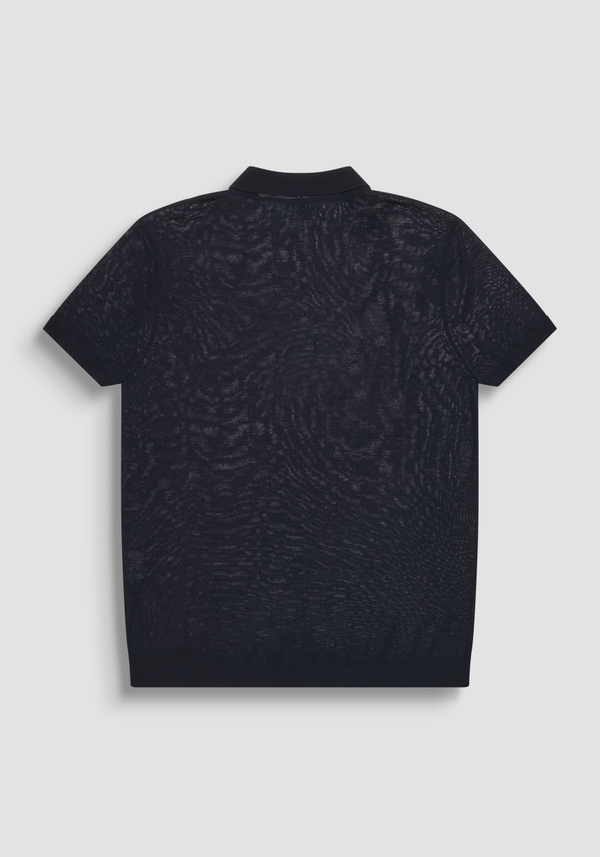 SWEATER REGULAR FIT IN COTTON BLEND SOFT YARN WITH FOAM LOGO PRINT - Antony Morato Online Shop