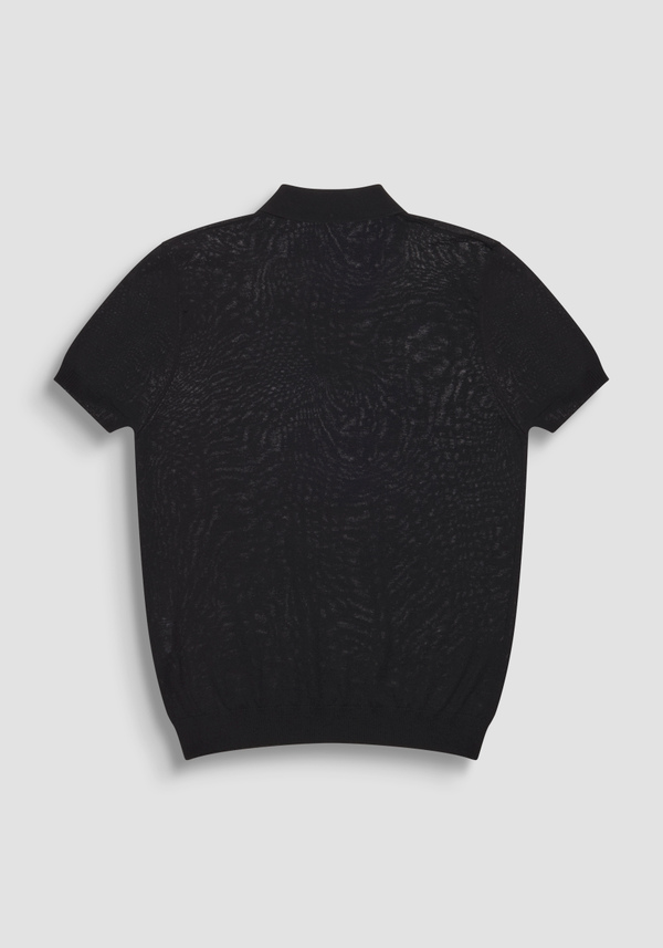 PULL-OVER À COUPE RÉGULIÈRE EN COTON MÉLANGÉ DOUX AVEC IMPRESSION DU LOGO - Antony Morato Online Shop