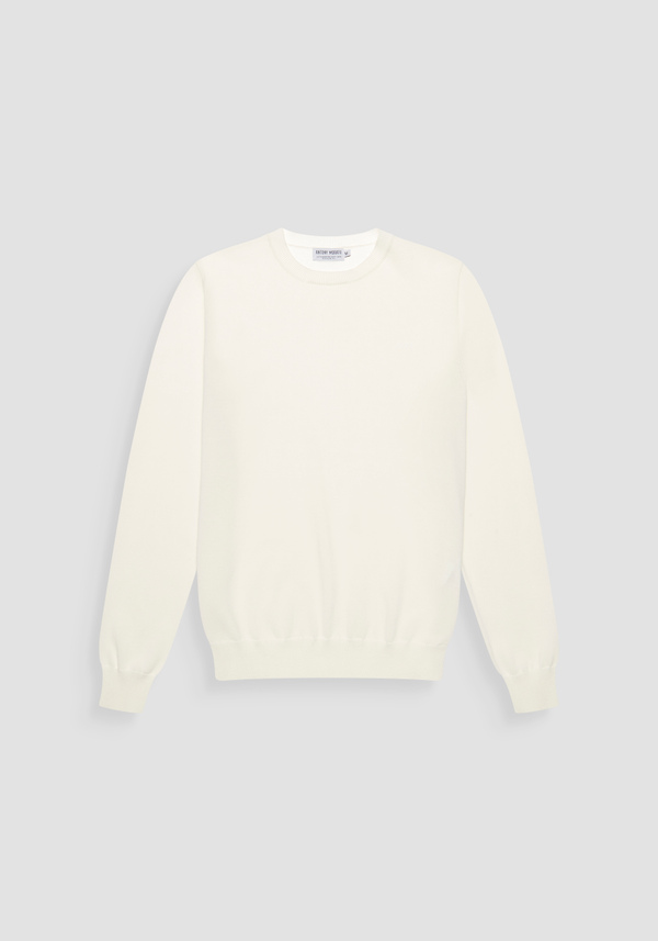 REGULAR FIT COTTON BLEND JERSEY WITH LOGO - Antony Morato Online Shop