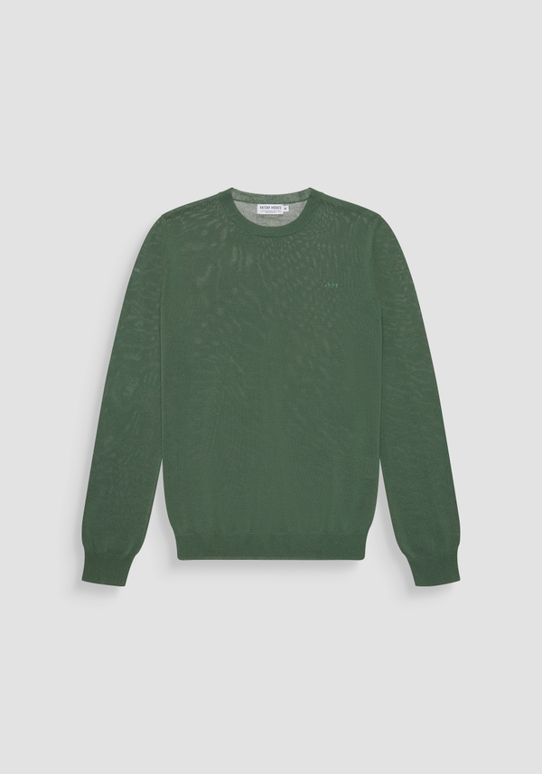 REGULAR FIT COTTON BLEND JERSEY WITH LOGO - Antony Morato Online Shop