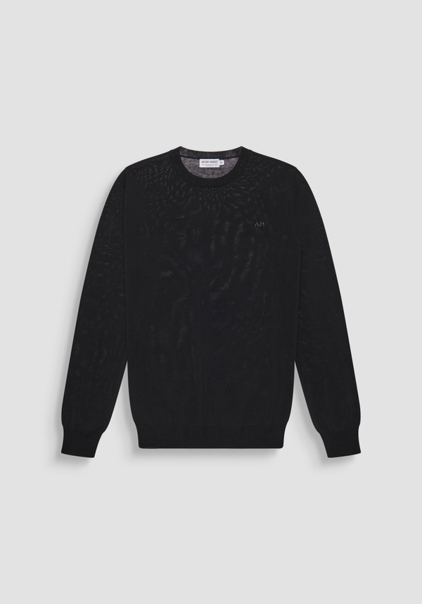 REGULAR FIT COTTON BLEND JERSEY WITH LOGO - Antony Morato Online Shop