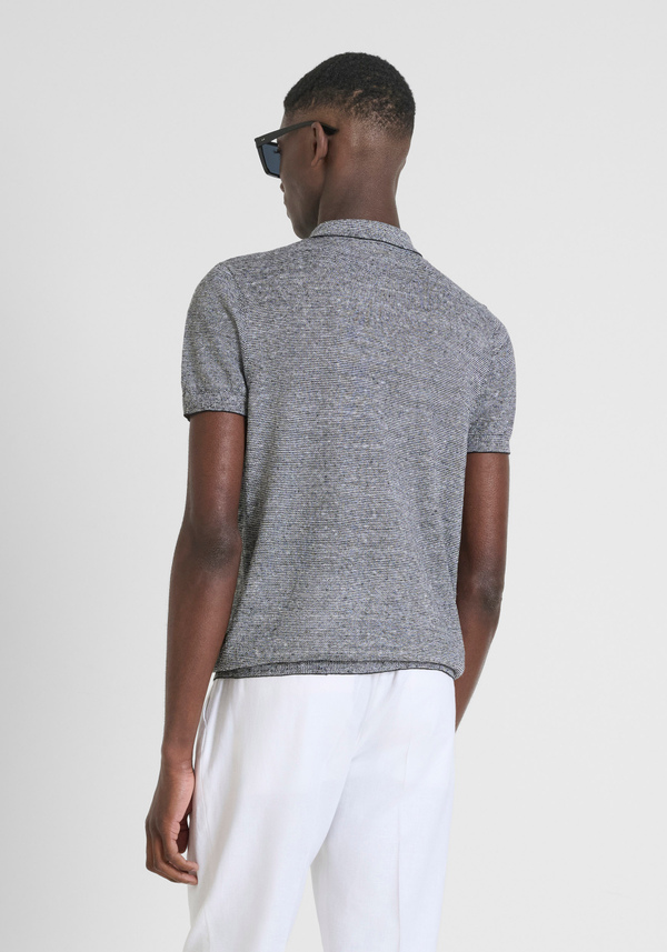 MAGLIA REGULAR FIT IN MISTO LINO - Antony Morato Online Shop