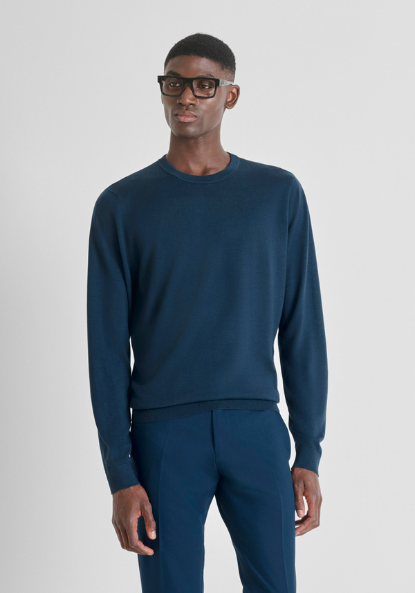 PULL REGULAR FIT EN MÉLANGE DE LAINE - Antony Morato Online Shop