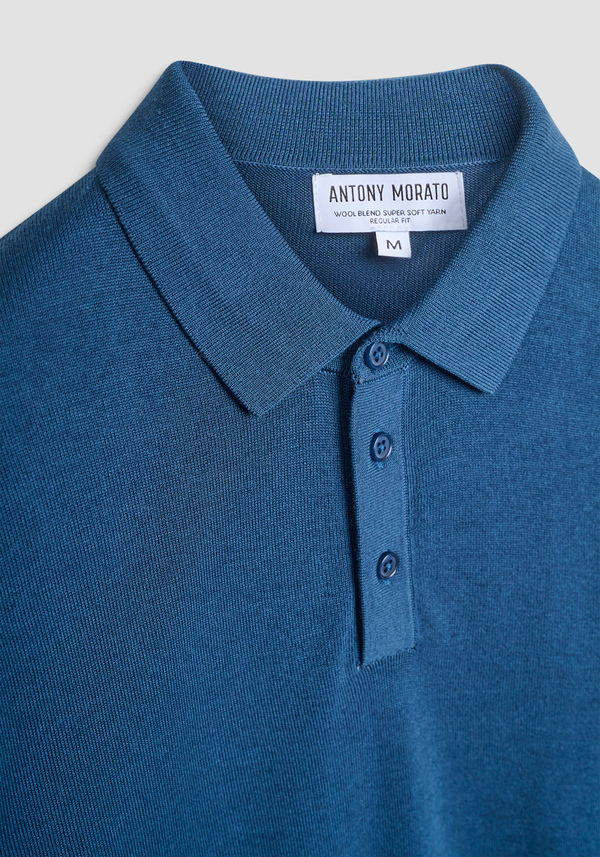 REGULAR FIT SWEATER IN SUPER SOFT WOOL BLEND - Antony Morato Online Shop