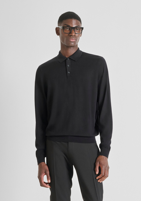 REGULAR FIT SWEATER IN SUPER SOFT WOOL BLEND - Antony Morato Online Shop
