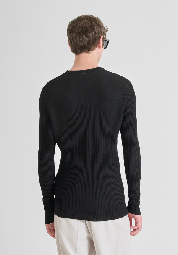 MAGLIA SLIM FIT IN MISTO VISCOSA ELASTICA - Antony Morato Online Shop