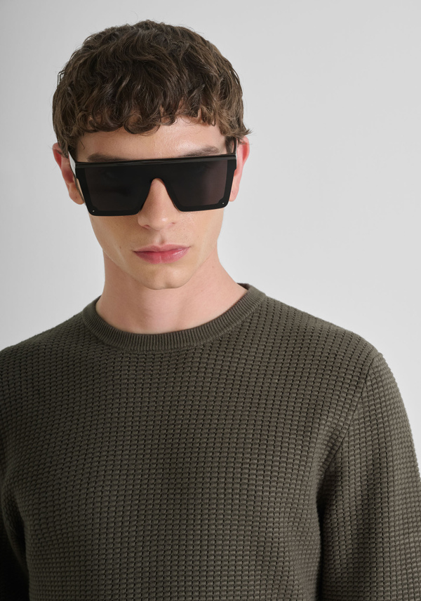 REGULAR FIT SWEATER IN VISCOSE BLEND - Antony Morato Online Shop