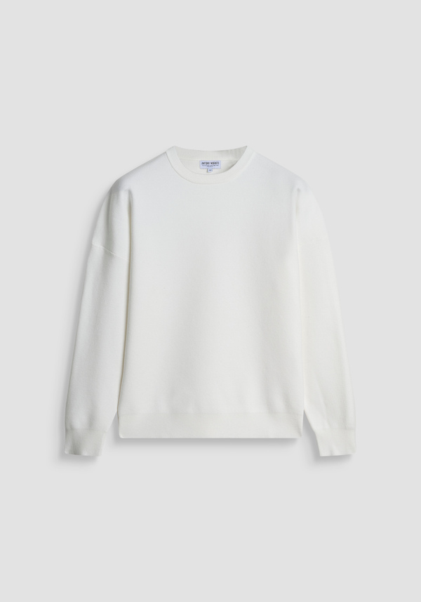PULL COUPE RELAXED EN MÉLANGE DE VISCOSE - Antony Morato Online Shop
