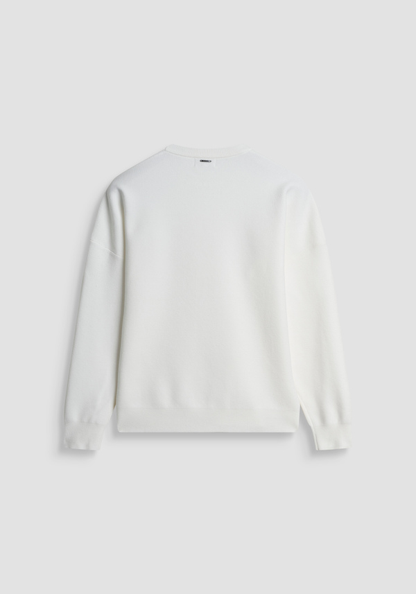 PULL COUPE RELAXED EN MÉLANGE DE VISCOSE - Antony Morato Online Shop