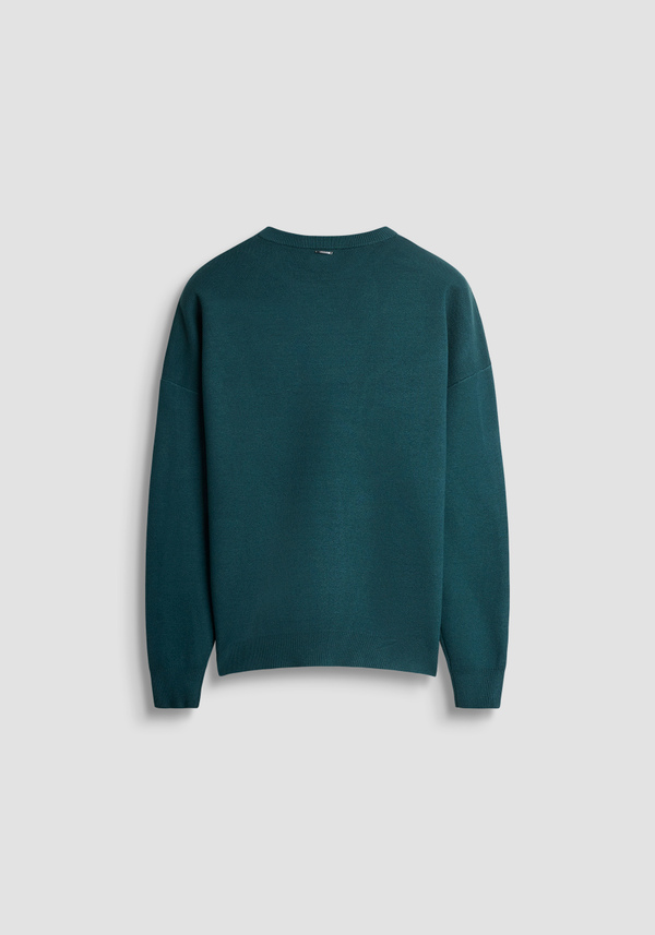 RELAXED FIT VISCOSE BLEND SWEATER - Antony Morato Online Shop