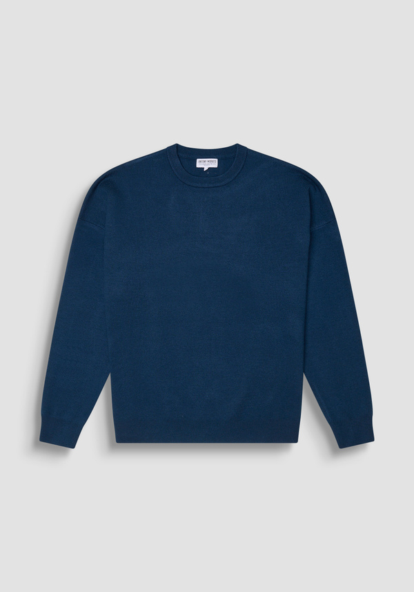 PULL COUPE RELAXED EN MÉLANGE DE VISCOSE - Antony Morato Online Shop