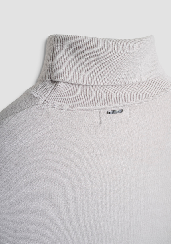 RELAXED FIT TURTLENECK SWEATER IN VISCOSE BLEND - Antony Morato Online Shop