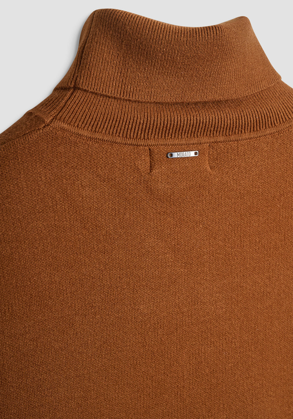 RELAXED FIT TURTLENECK SWEATER IN VISCOSE BLEND - Antony Morato Online Shop