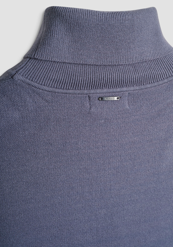 RELAXED FIT TURTLENECK SWEATER IN VISCOSE BLEND - Antony Morato Online Shop