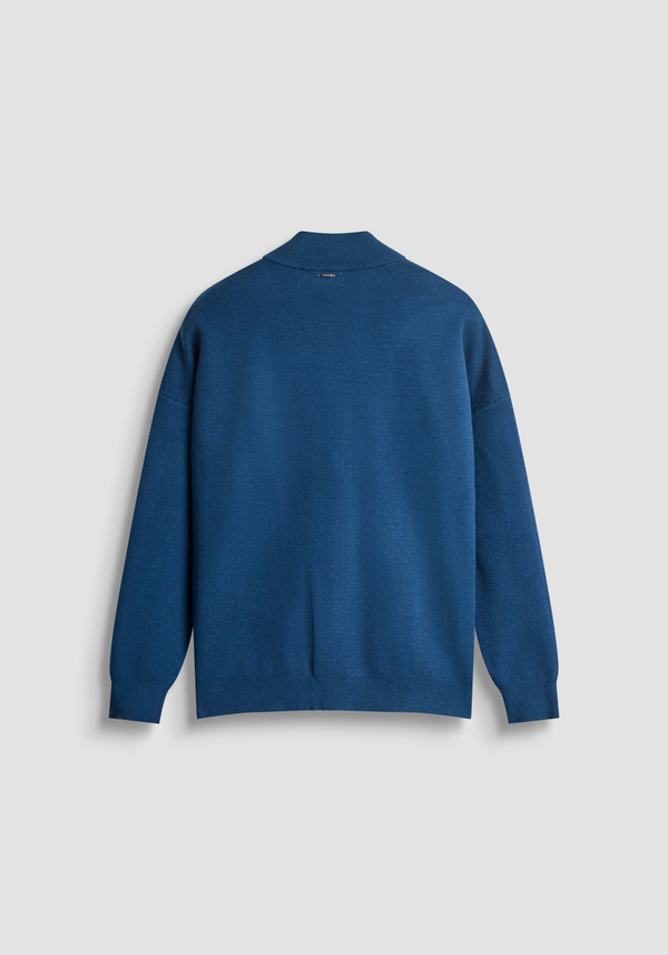 RELAXED FIT TURTLENECK SWEATER IN VISCOSE BLEND - Antony Morato Online Shop