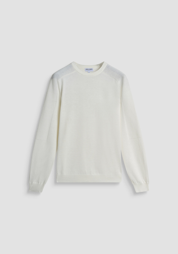 PULL COUPE REGULAR EN MÉLANGE DE LAINE MÉRINOS - Antony Morato Online Shop