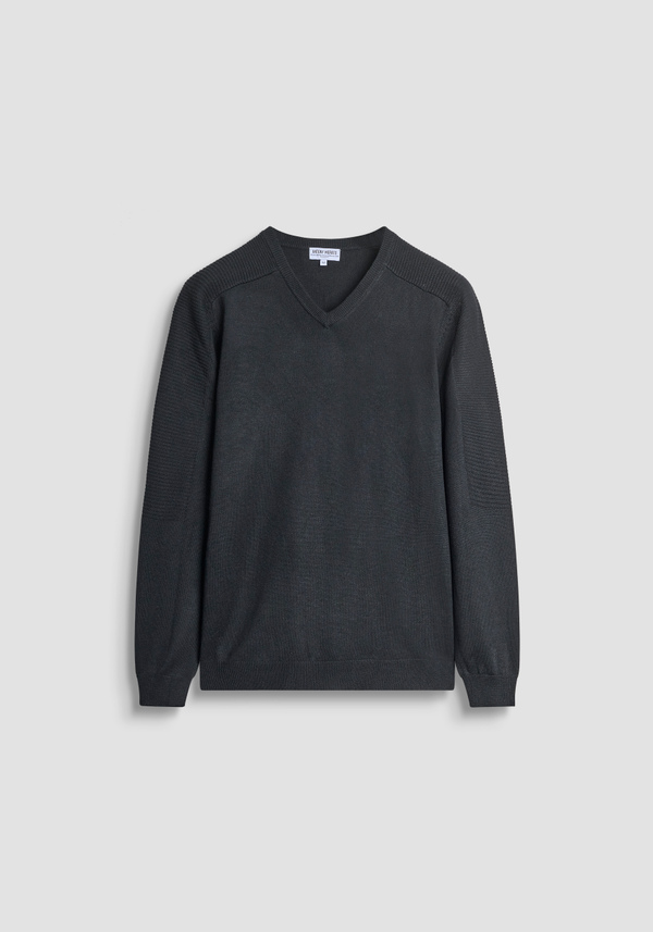 REGULAR FIT MERINO WOOL BLEND JERSEY - Antony Morato Online Shop