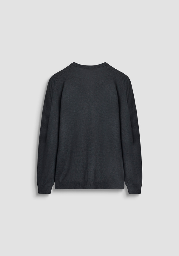 REGULAR FIT MERINO WOOL BLEND JERSEY - Antony Morato Online Shop