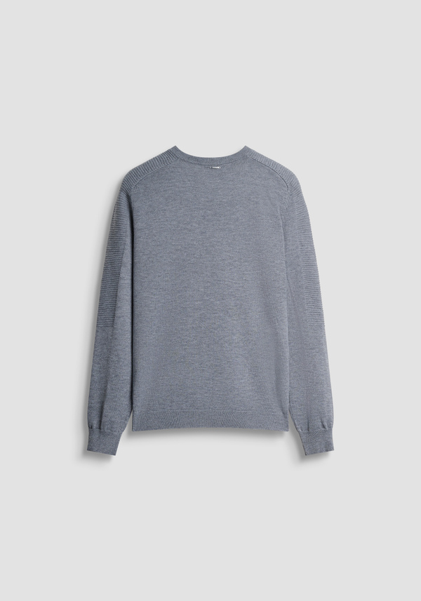 PULL COUPE REGULAR EN MÉLANGE DE LAINE MÉRINOS - Antony Morato Online Shop