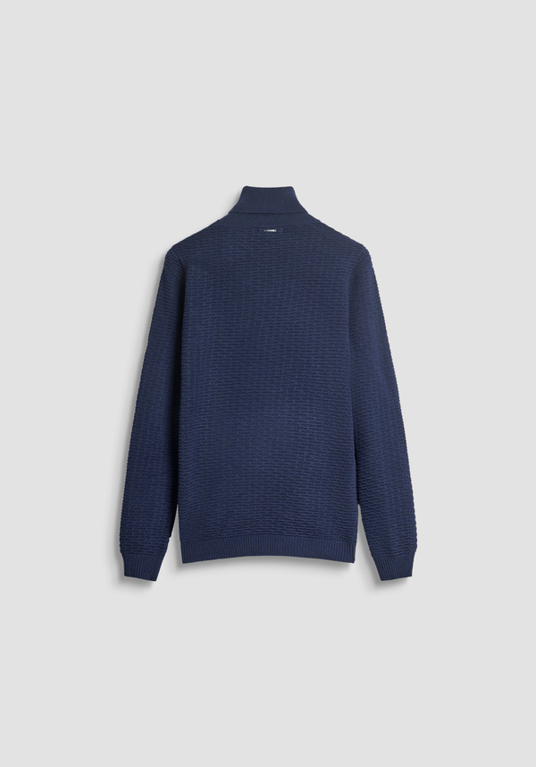 REGULAR FIT MERINO WOOL BLEND TURTLENECK JERSEY - Antony Morato Online Shop
