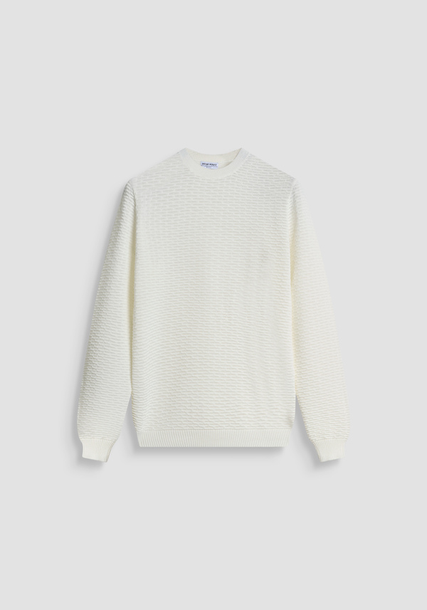 REGULAR FIT MERINO WOOL BLEND JERSEY - Antony Morato Online Shop