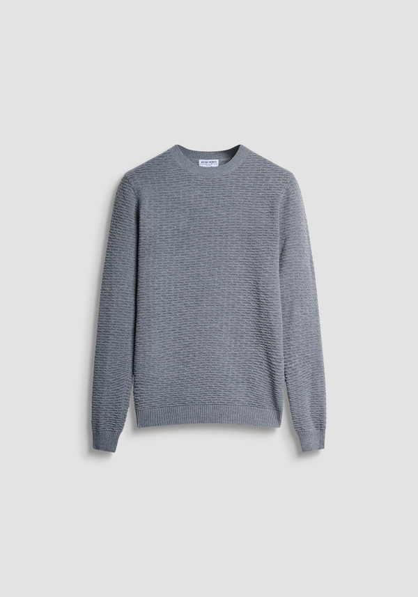 REGULAR FIT MERINO WOOL BLEND JERSEY - Antony Morato Online Shop