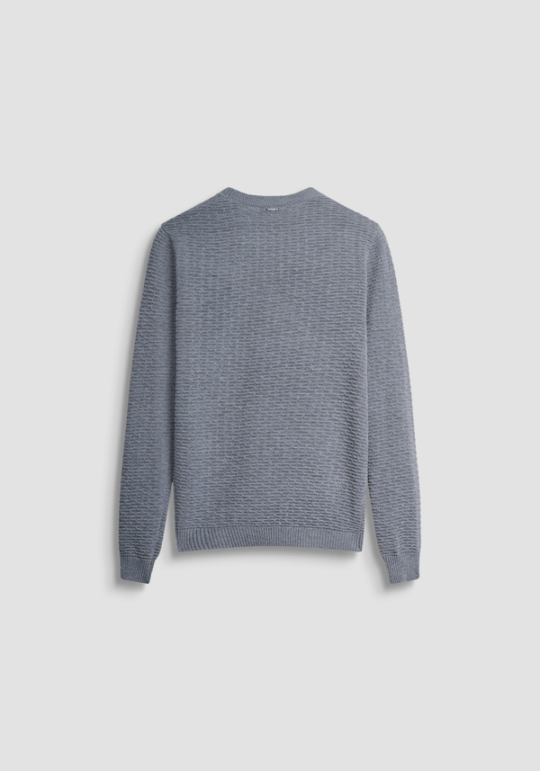 REGULAR FIT MERINO WOOL BLEND JERSEY - Antony Morato Online Shop