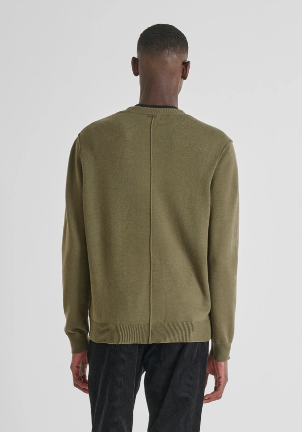 REGULAR FIT VISCOSE BLEND SWEATER - Antony Morato Online Shop