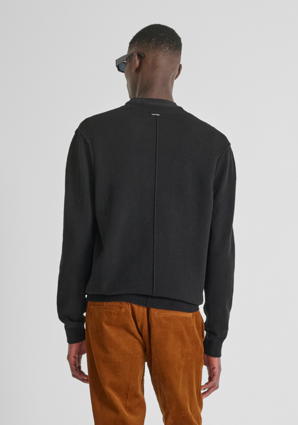 REGULAR FIT VISCOSE BLEND SWEATER - Antony Morato Online Shop