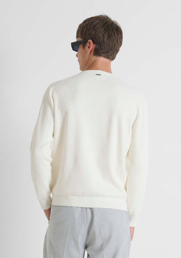 REGULAR FIT SUPER SOFT YARN JERSEY - Antony Morato Online Shop