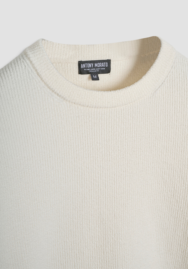 REGULAR FIT SUPER SOFT YARN JERSEY - Antony Morato Online Shop