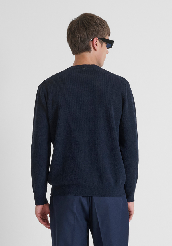REGULAR FIT SUPER SOFT YARN JERSEY - Antony Morato Online Shop