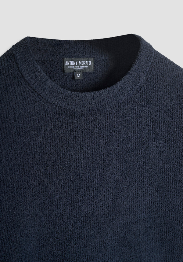 REGULAR FIT SUPER SOFT YARN JERSEY - Antony Morato Online Shop