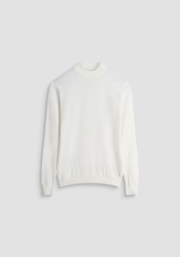 REGULAR FIT SWEATER IN WOOL AND CASHMERE BLEND - Antony Morato Online Shop