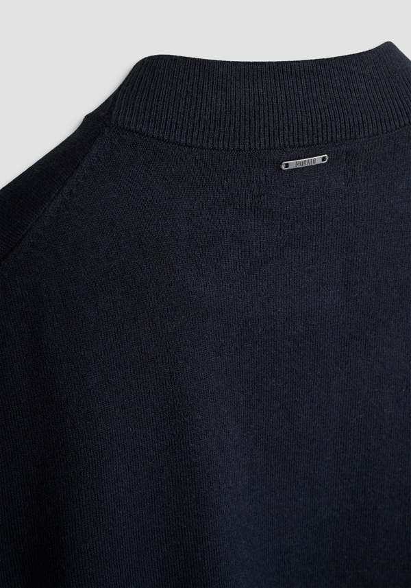REGULAR FIT SWEATER IN WOOL AND CASHMERE BLEND - Antony Morato Online Shop