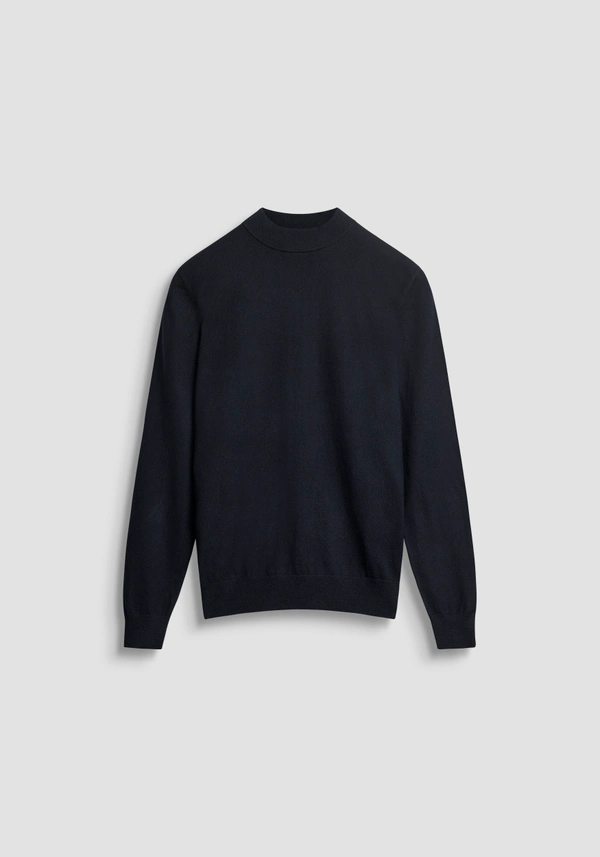 REGULAR FIT SWEATER IN WOOL AND CASHMERE BLEND - Antony Morato Online Shop
