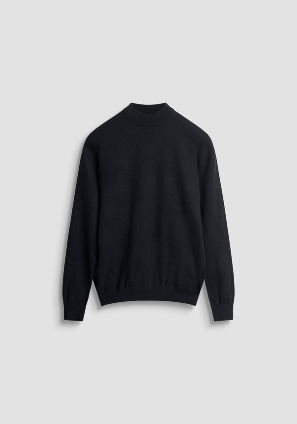 REGULAR FIT SWEATER IN WOOL AND CASHMERE BLEND - Antony Morato Online Shop