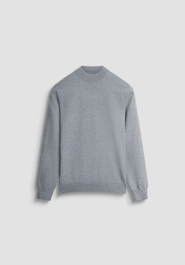REGULAR FIT SWEATER IN WOOL AND CASHMERE BLEND - Antony Morato Online Shop
