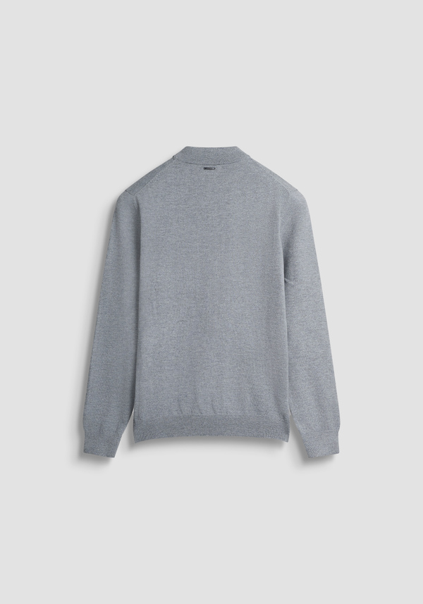 REGULAR FIT SWEATER IN WOOL AND CASHMERE BLEND - Antony Morato Online Shop
