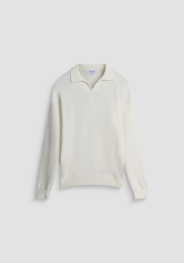 REGULAR FIT WOOL AND CASHMERE BLEND SWEATER WITH COLLAR - Antony Morato Online Shop