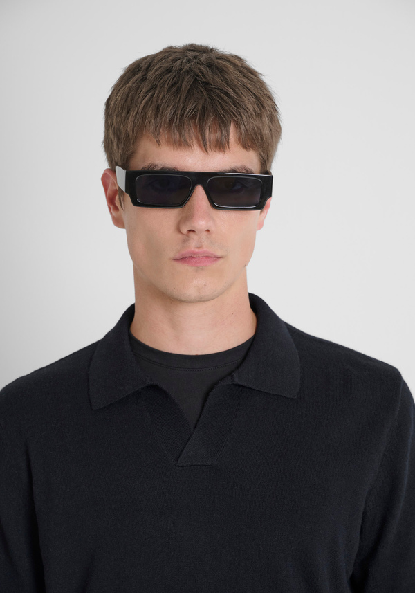 REGULAR FIT WOOL AND CASHMERE BLEND SWEATER WITH COLLAR - Antony Morato Online Shop