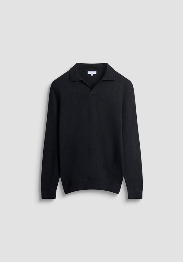 REGULAR FIT WOOL AND CASHMERE BLEND SWEATER WITH COLLAR - Antony Morato Online Shop