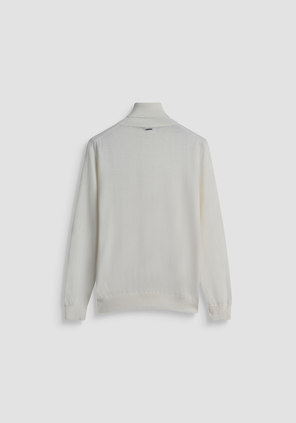 REGULAR FIT WOOL AND CASHMERE BLEND SWEATER WITH COLLAR - Antony Morato Online Shop