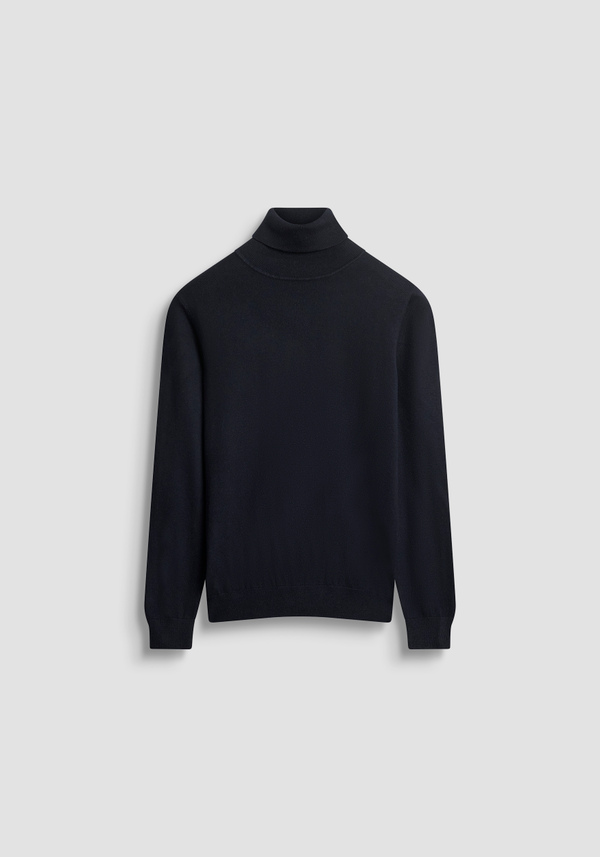 REGULAR FIT WOOL AND CASHMERE BLEND SWEATER WITH COLLAR - Antony Morato Online Shop