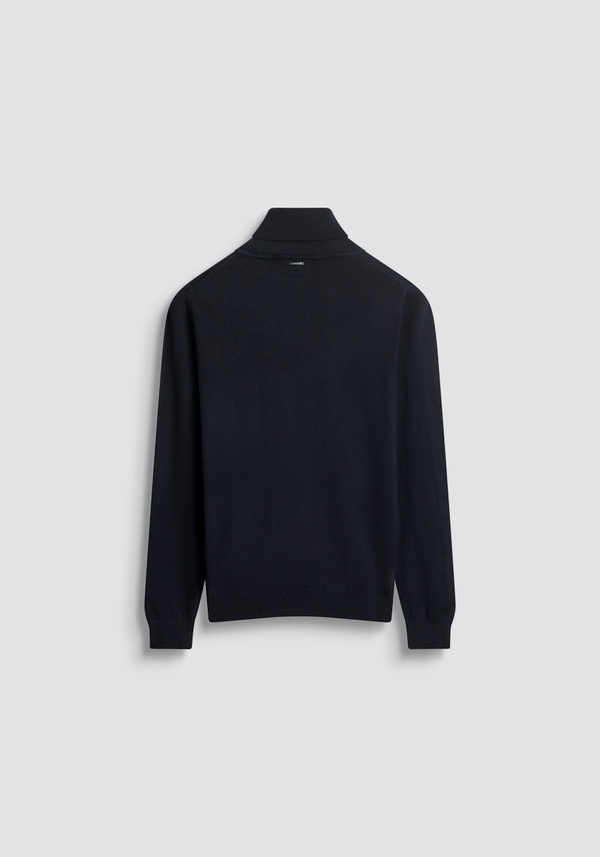 REGULAR FIT WOOL AND CASHMERE BLEND SWEATER WITH COLLAR - Antony Morato Online Shop