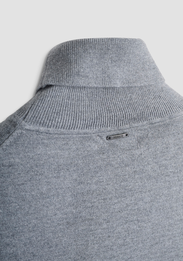 REGULAR FIT WOOL AND CASHMERE BLEND SWEATER WITH COLLAR - Antony Morato Online Shop